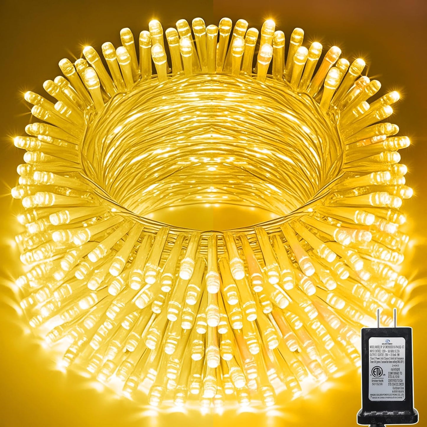 328 FT 1000 LED String Lights for Indoor and Outdoor Use