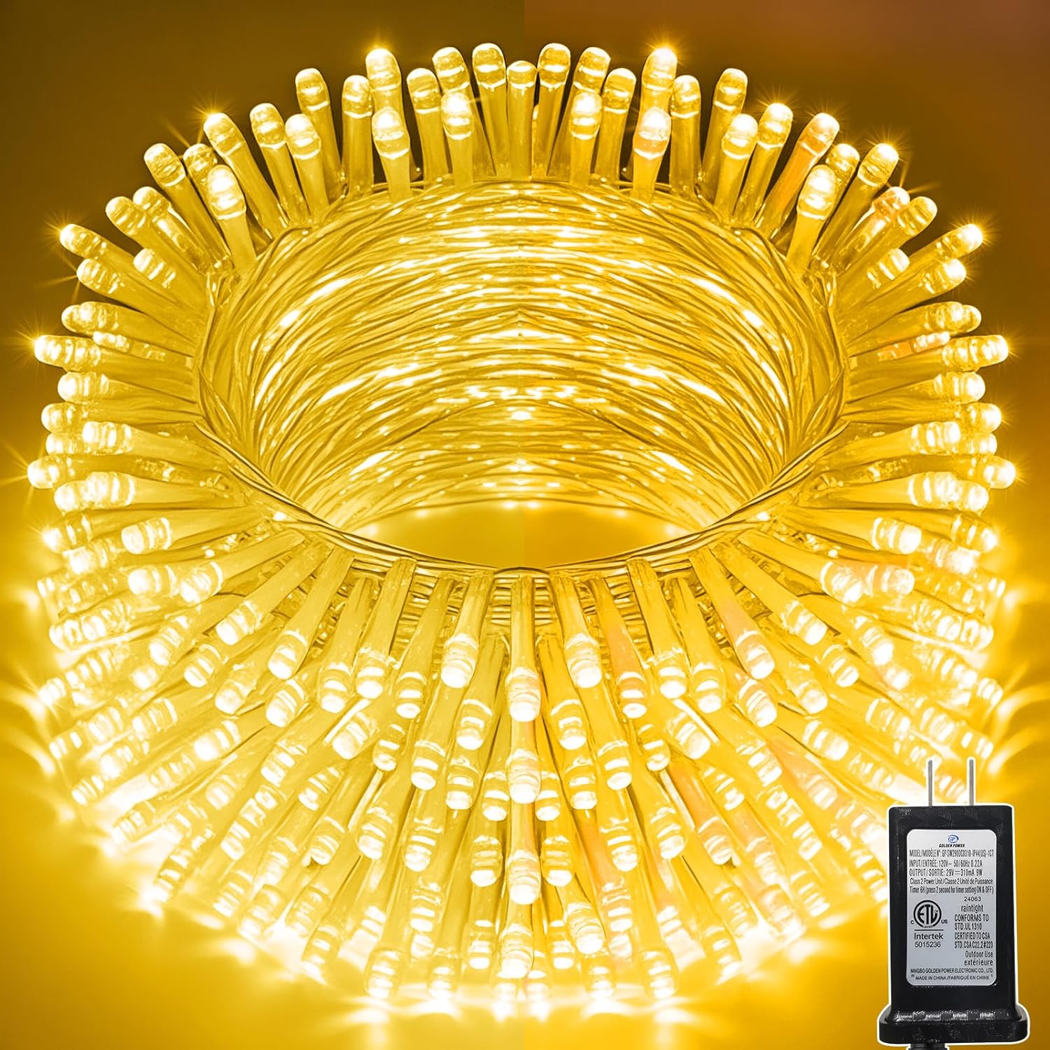 328 FT 1000 LED String Lights for Indoor and Outdoor Use