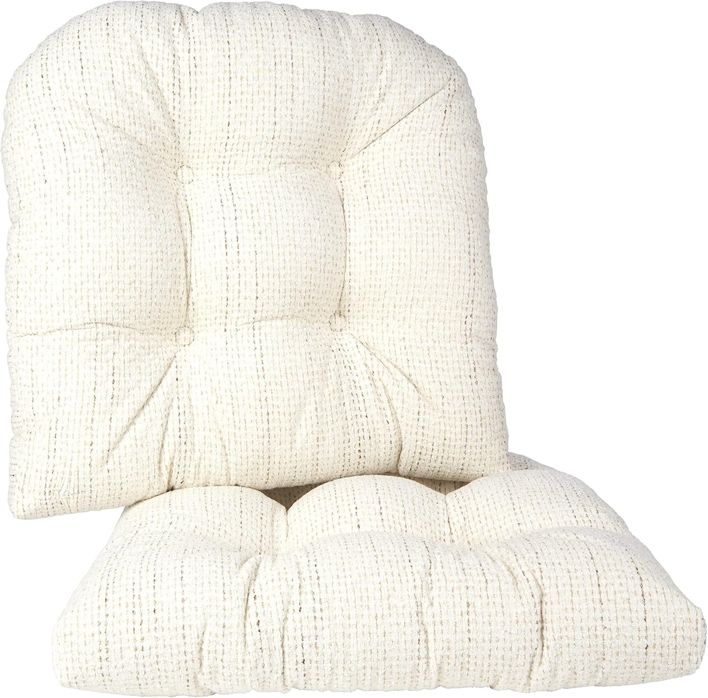 Klear Vu Gripper Overstuffed Non-Slip Dining Chair Cushions