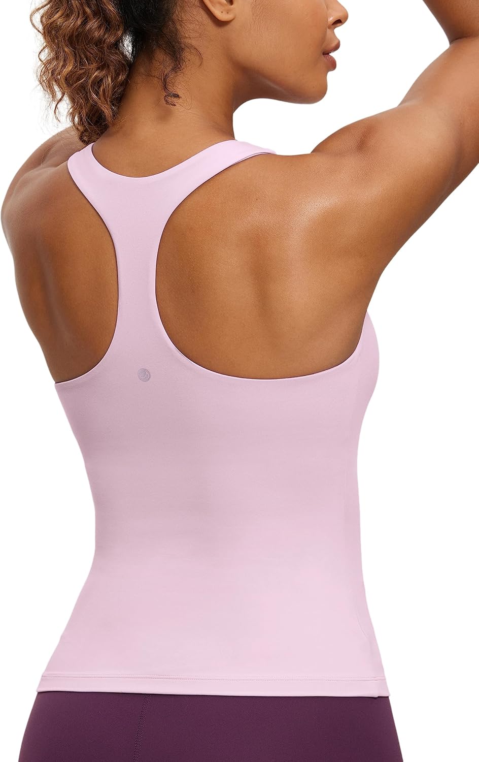 CRZ YOGA Butterluxe Workout Tank Tops for Women with Built-in Bras