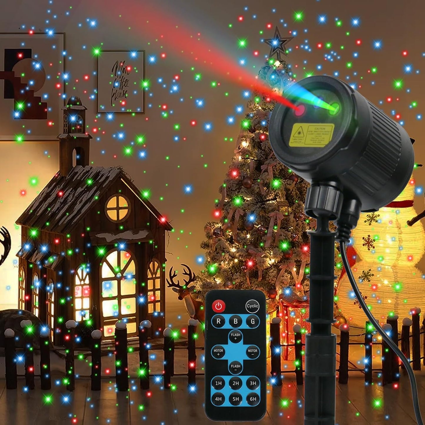 Waterproof 3 Color Laser Lights: Transform Your Space!