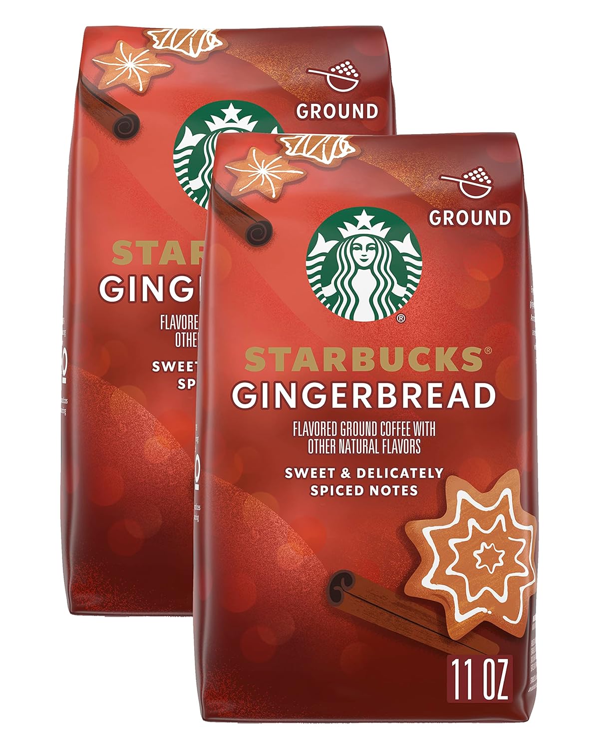 Starbucks Limited Edition Gingerbread Coffee Duo