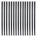 38 Inches Traditional Rectangular Iron Deck Balusters - Classic Matte