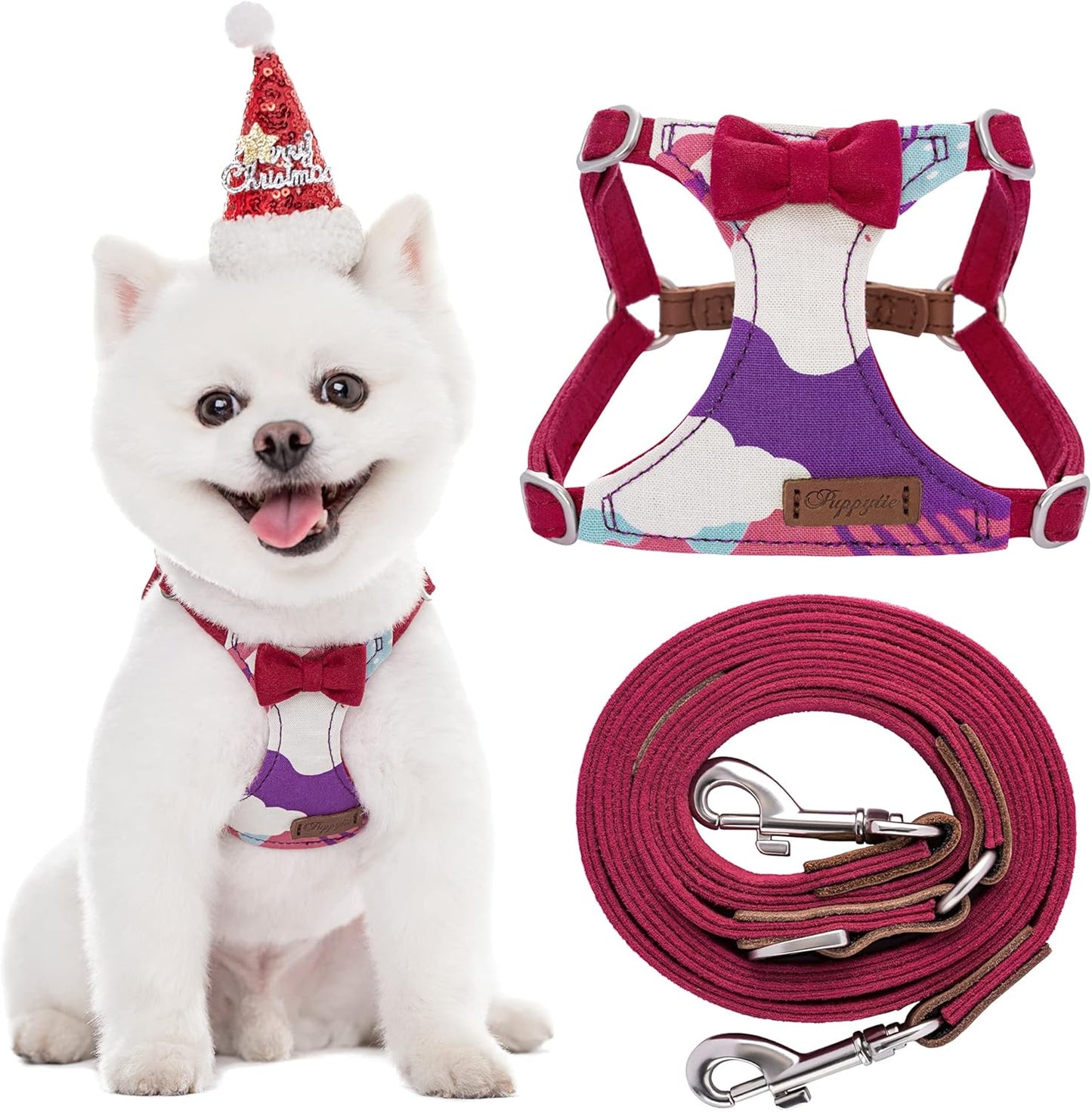 Puppytie No Pull XS Dog Harness with Multifunction Leash