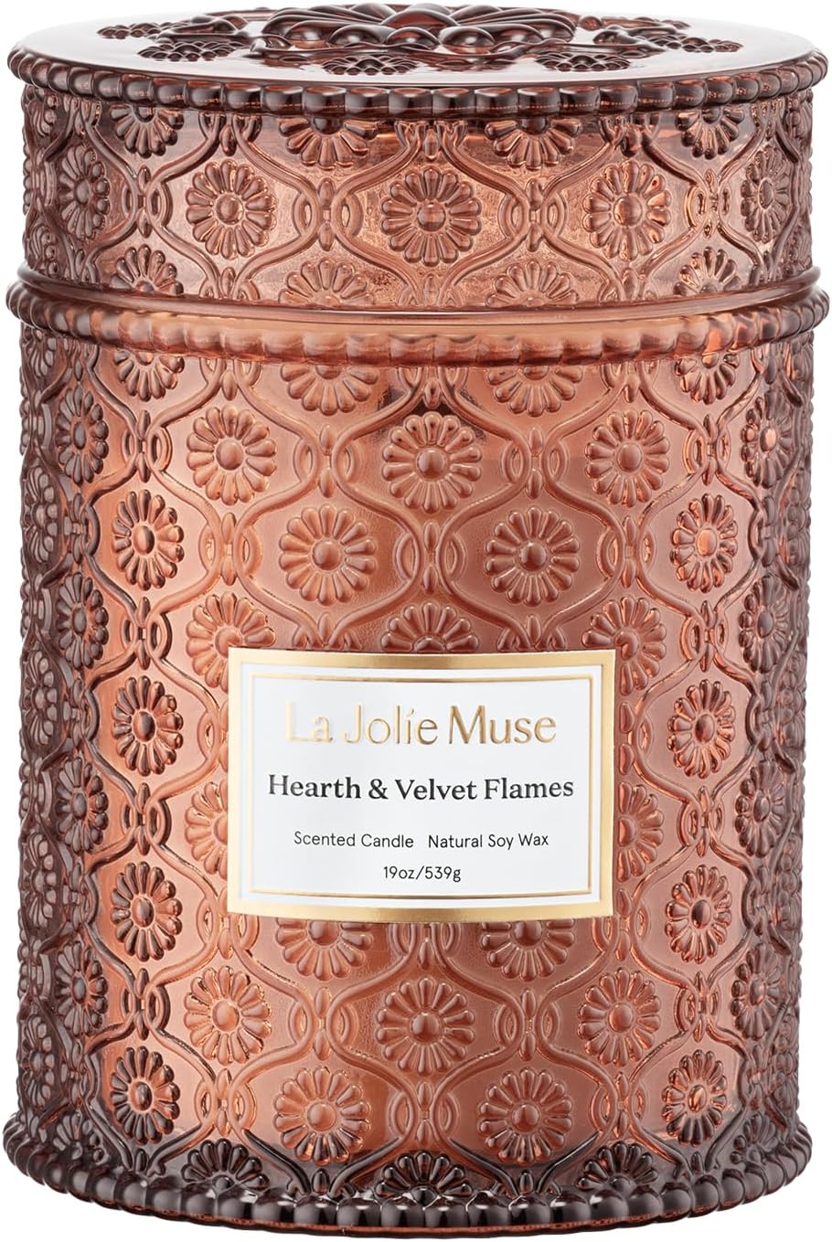 Hearth & Velvet Flames Candle - Saffron, Clove, Vanilla Bliss