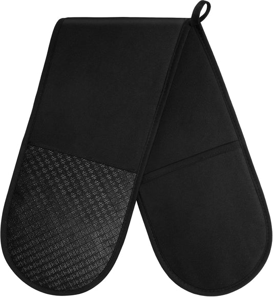 250C Heat Resistant Double Oven Mitts