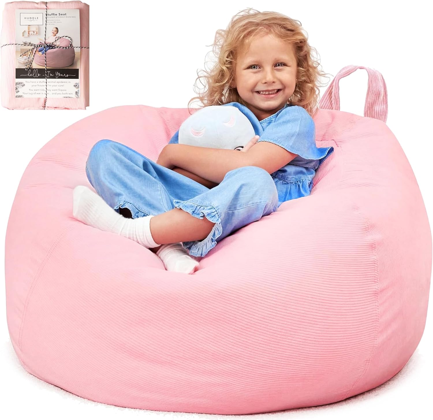 Huddle Original Cover for Stuffed Animal Bean Bag Storage