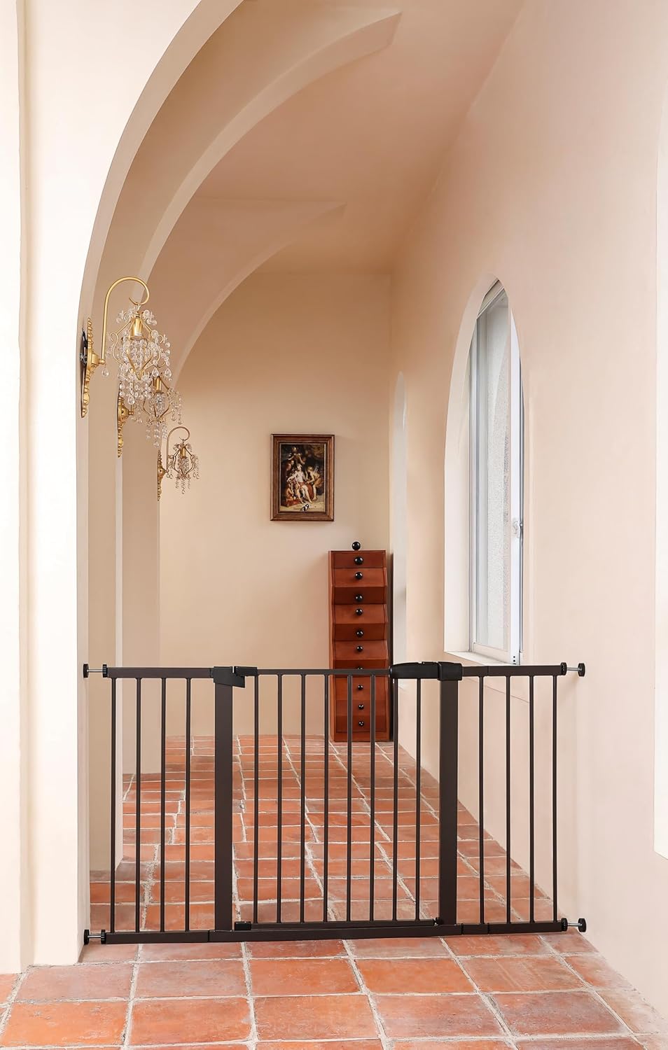 29-57 Inch Baby and Pet Safety Gate for Doorways & Stairs