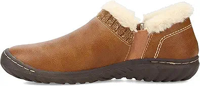 JBU Women's Jade Oxford Flat with Memory Foam Comfort and Traction