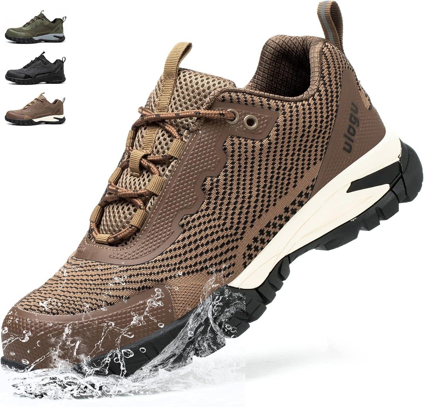 Waterproof Steel Toe Shoes for Men Women Non Slip Safety Sneakers