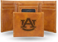 NCAA Laser Engraved Trifold Wallet - Compact Fan Accessory