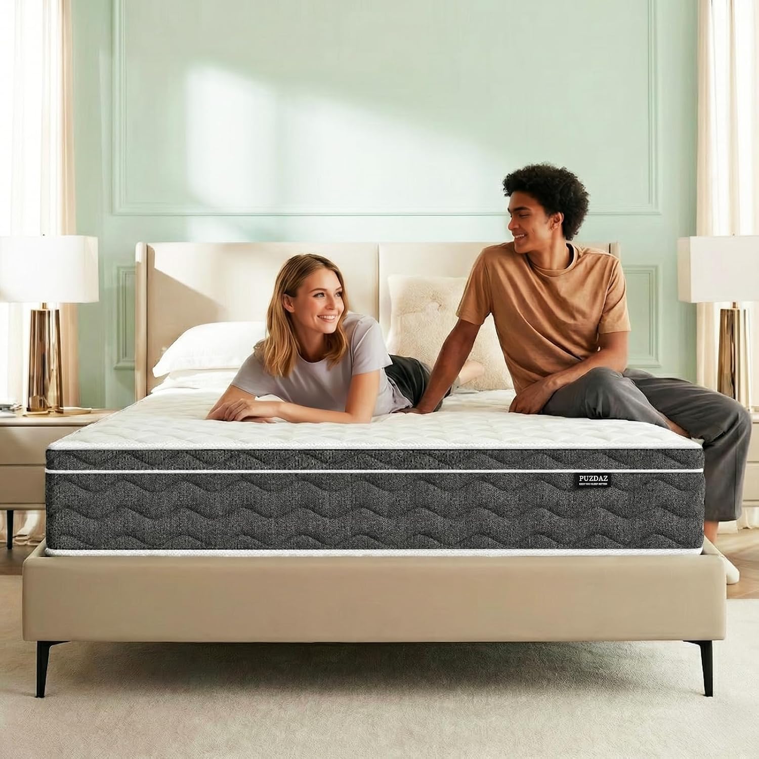 King Size Mattress 12 Inch Hybrid for Ultimate Comfort & Support