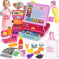 Dreamon Kids Cash Register Toy with Real Calculator - Learning Playset