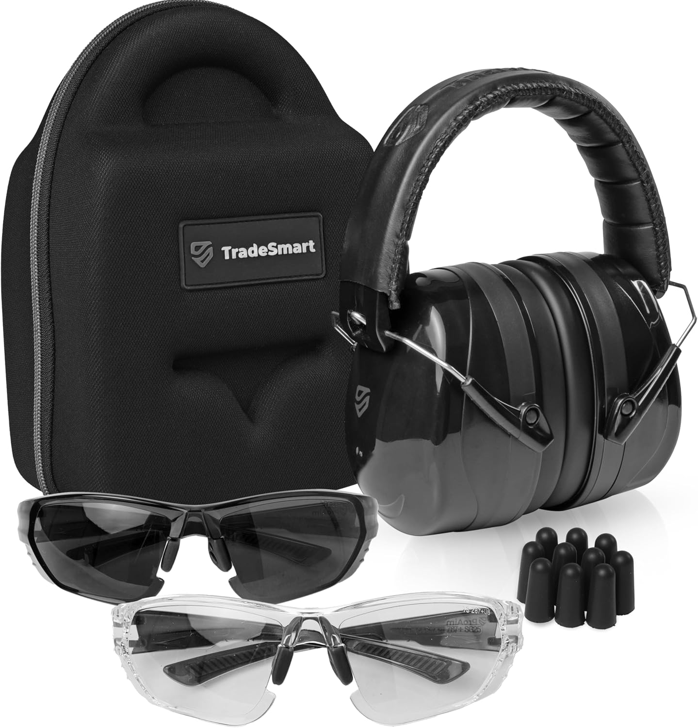 TradeSmart All-in-One Shooting Ear Protection with Glasses