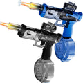 Automatic Electric Water Guns 2 Pack - Powerful 32ft Range LED Flash