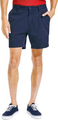 Nautica Mens 6ft Deck Short - Stretch Cotton Comfort
