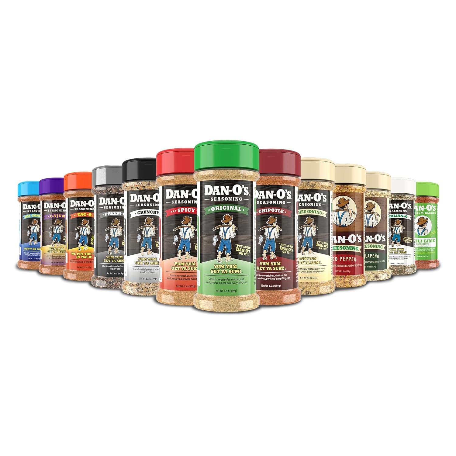Dan-O's Seasoning Combo: Original, Spicy, Chipotle & More