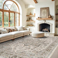 RUUGME 9x12 Living Room Rugs - Washable Boho Area Rug