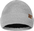 Merino Wool Beanie Fleece Lined Winter Hat - Warm, Soft Fit