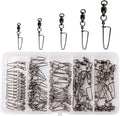 Ball Bearing Fishing Swivels with Coastlock Snaps - Smooth, Corrosion