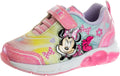 Disney Girls Minnie Mouse Light Up Laceless Running Shoes - Fun Light