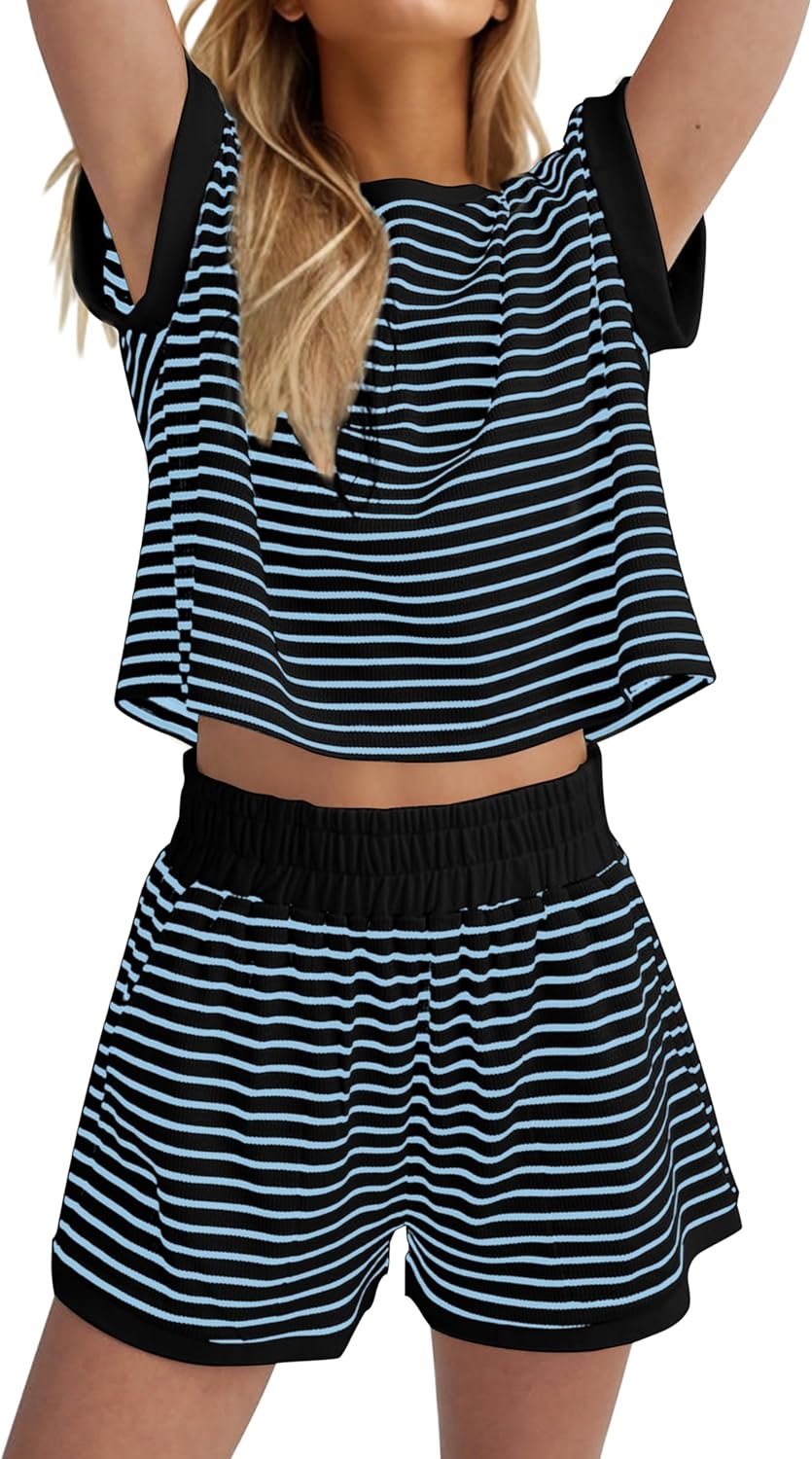 MISSACTIVER 2 Piece Lounge Set Women for Casual Summer Style