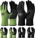 Gardening Gloves for Women Men - 6/3 Pairs Latex Coated Grip