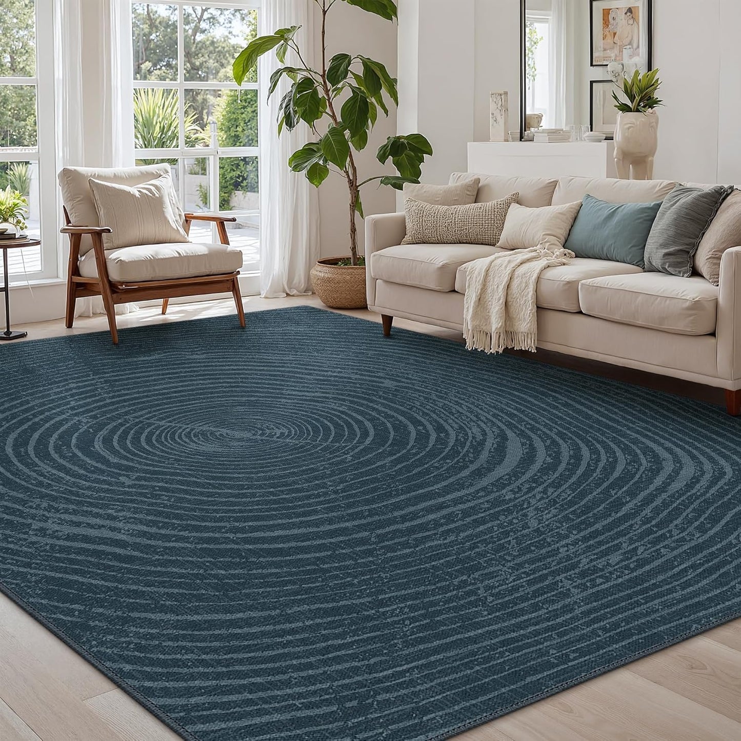 8x10 Abstract Modern Area Rugs for Living Room & Playroom
