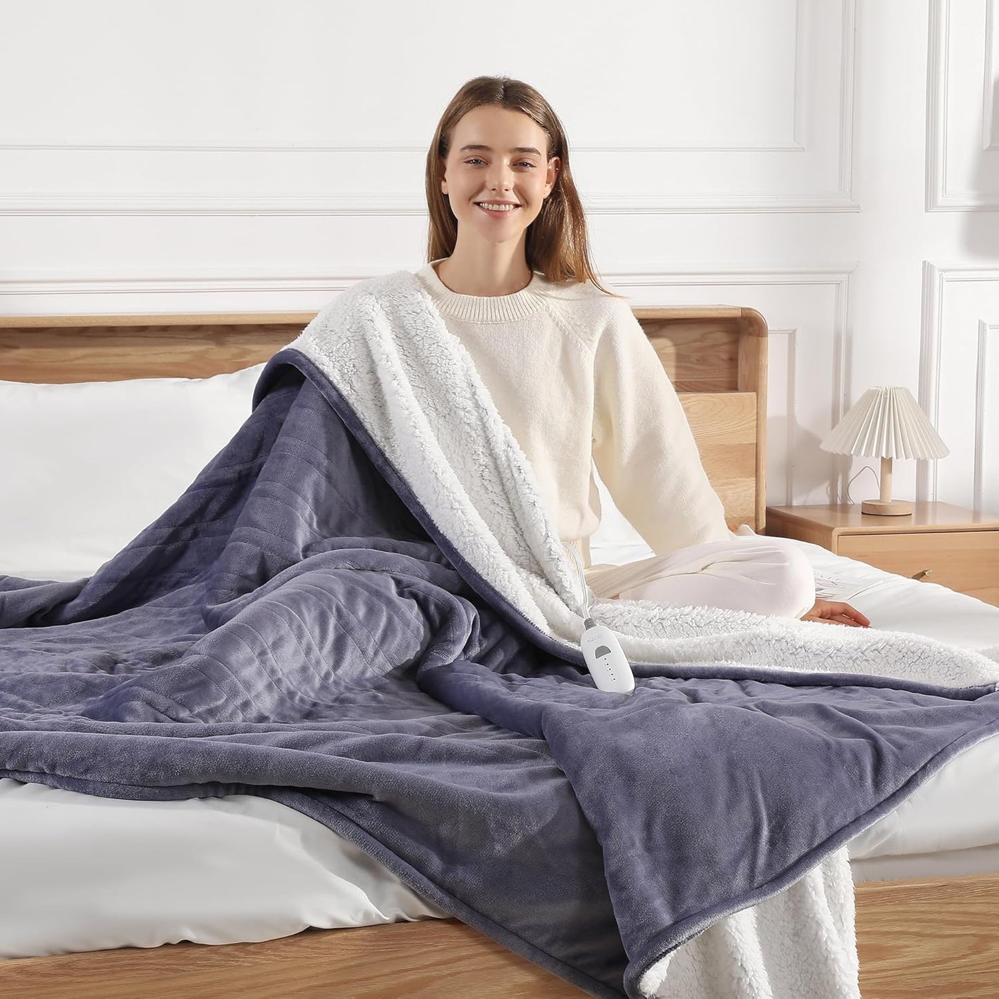 Electric Blanket Twin Size - Cozy Heated Blanket for Comfort