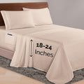 Elegant Comfort 1500 Luxury Microfiber King Sheet Set - Deep Pocket