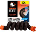 RhinoFLEX 10 ft RV Sewer Hose Extension - Collapsible Storage