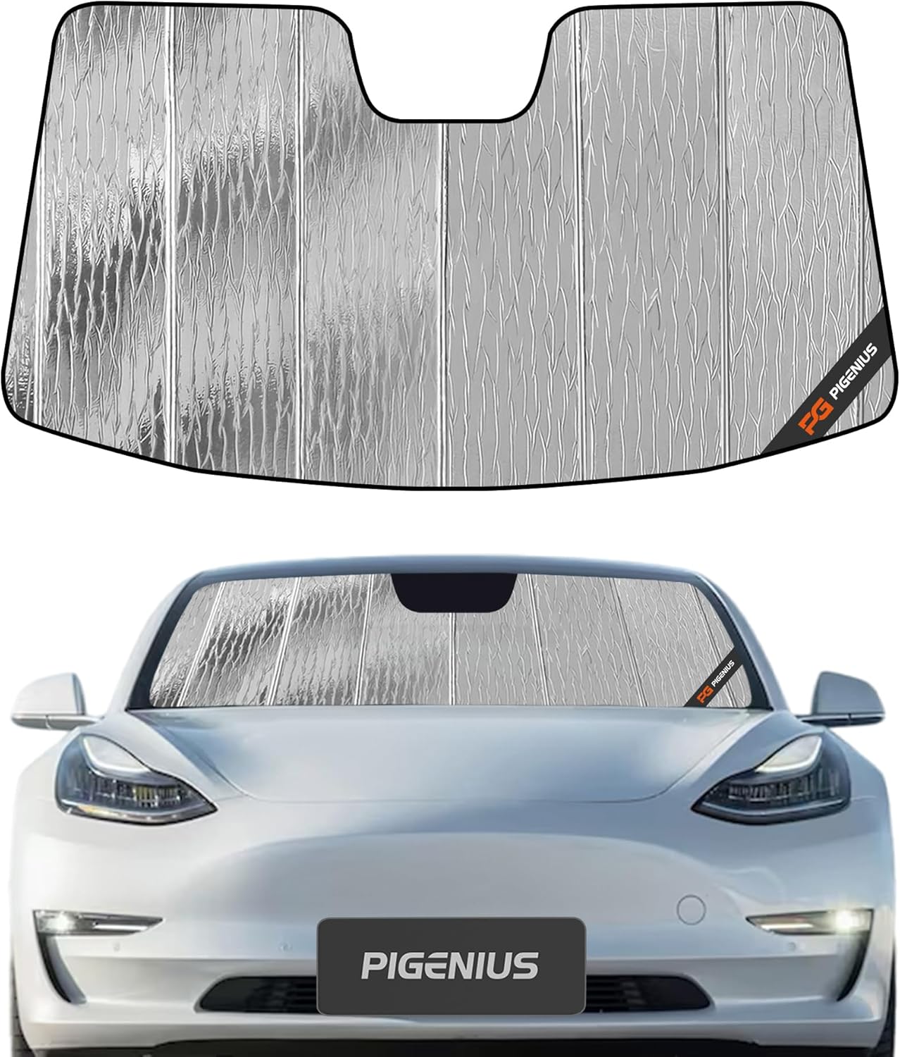 Windshield Sunshade for Tesla Model 3 and Model Y 2018-2025