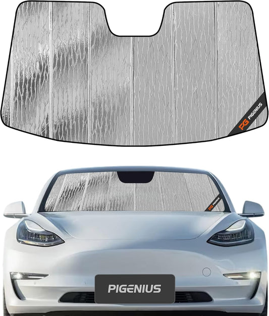 Windshield Sunshade for Tesla Model 3 and Model Y 2018-2025