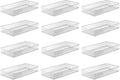 YBM HOME Silver Mesh Drawer Organizer Bins for Office and Home