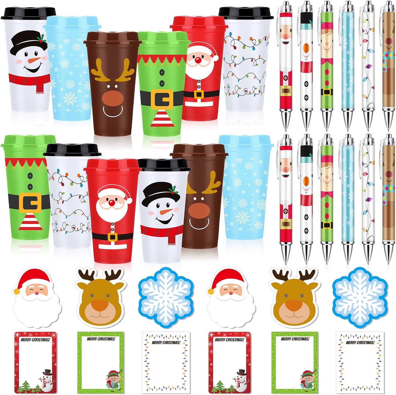 Christmas Coworkers Gifts Bulk Set with Coffee Cups and More