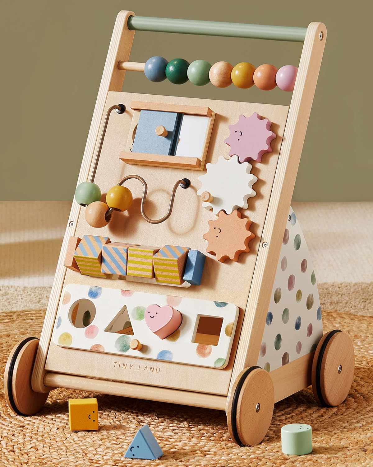 Adjustable Baby Push Walker - Boosts Kids' Development