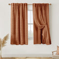 Thermal Curtains Summer Heat Blocking Black Out Curtains 72 in Long