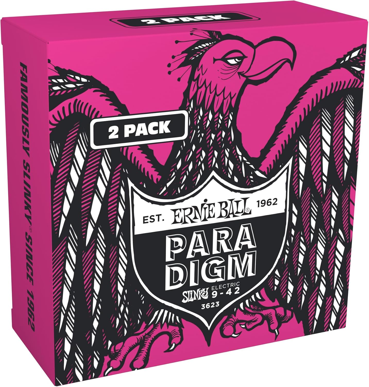 Unbreakable Ernie Ball Super Slinky 2 Pack 9-42
