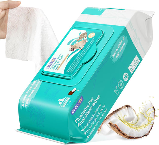 HICC PET Coconut Wipes - Allergy Relief