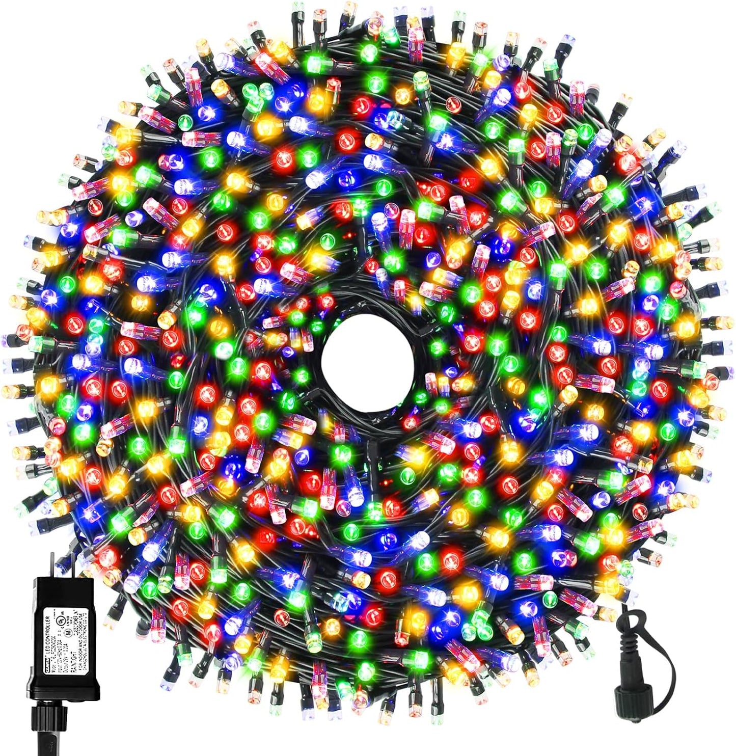 328FT 1000LEDs Christmas Lights for Indoor Outdoor Decoration