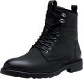 Vostey Mens Chukka Boots Motorcycle Casual Boots for Men - Comfortable