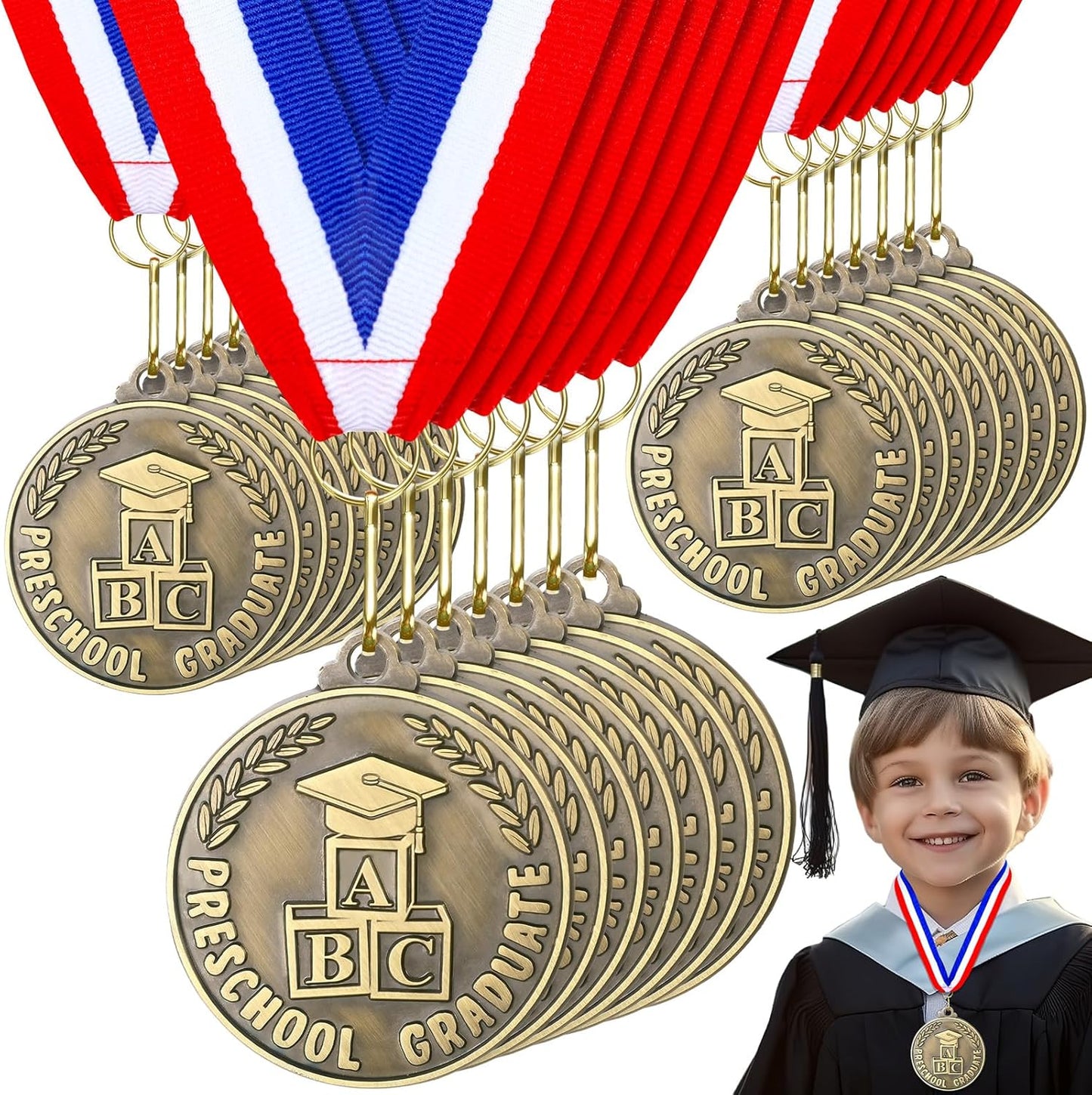 Remuuly Kindergarten Graduation Medals for Kids 2ft' Award