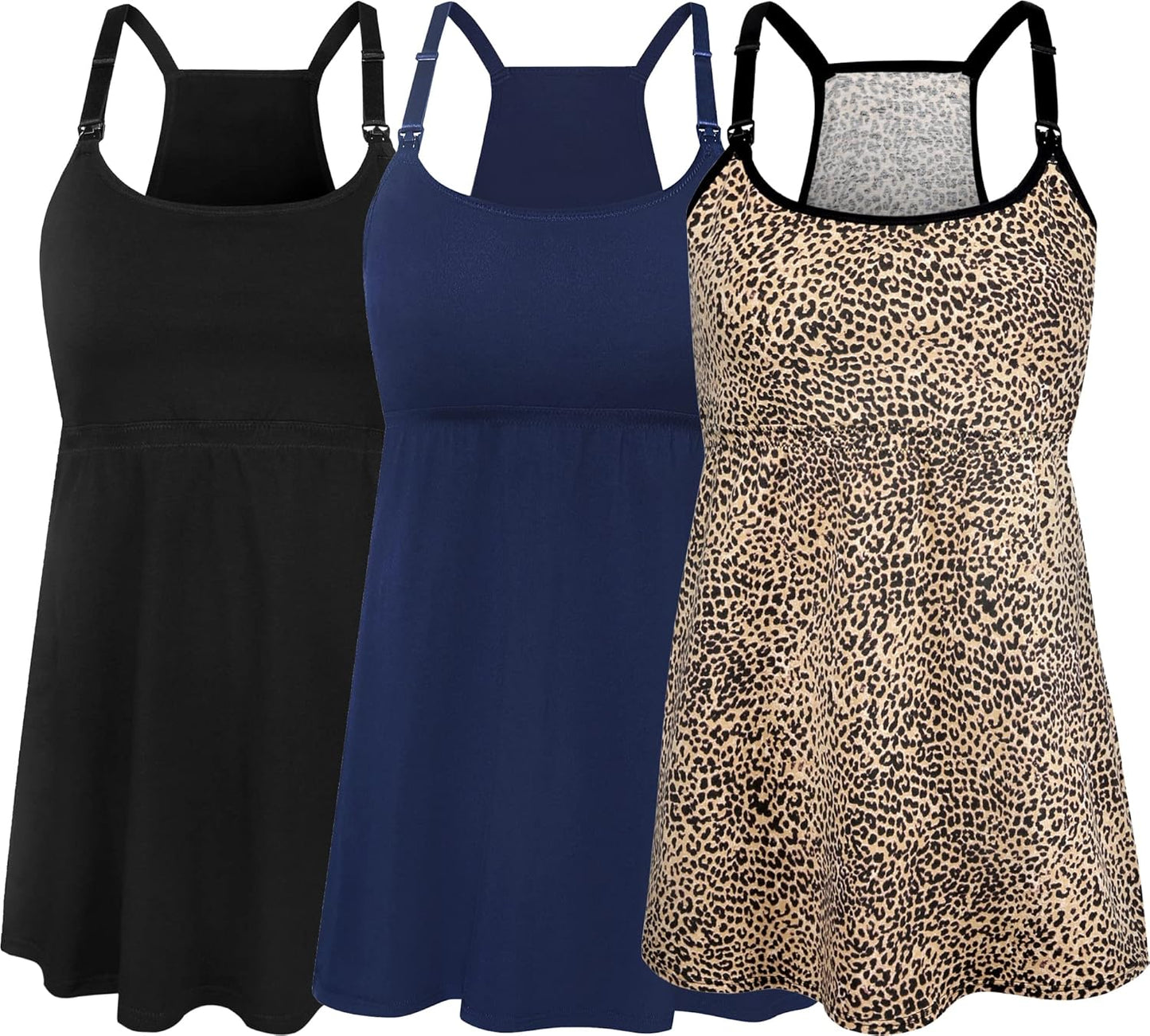 SUIEK Maternity Nursing Tank Tops for Comfortable Breastfeeding