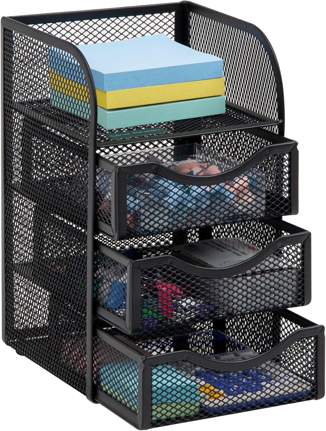 Mind Reader Metal Mesh Desktop Organizer