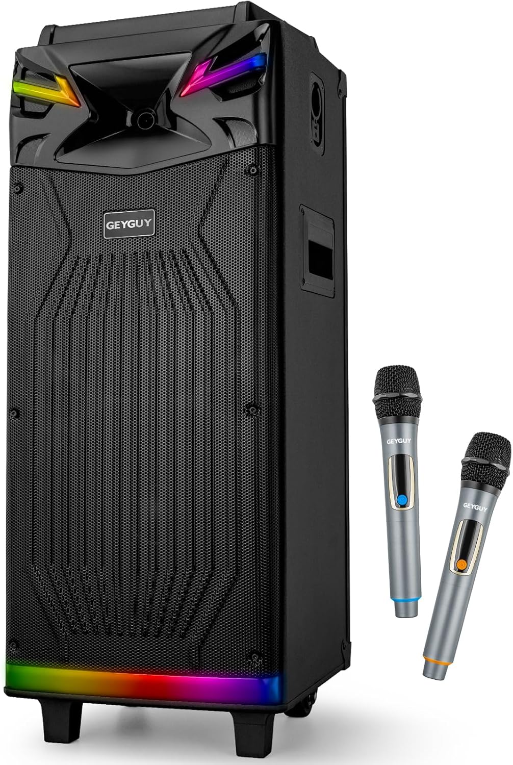 Party Perfect: Karaoke Machine with Dual Wireless Mics