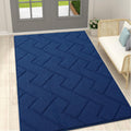 Indoor Door Mat 59x35 Navy - Dirt Resistant, Low-Profile Doormat