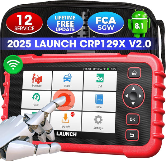 LAUNCH CRP129X V2.0 Scanner: 12 Reset Tool for All Vehicles