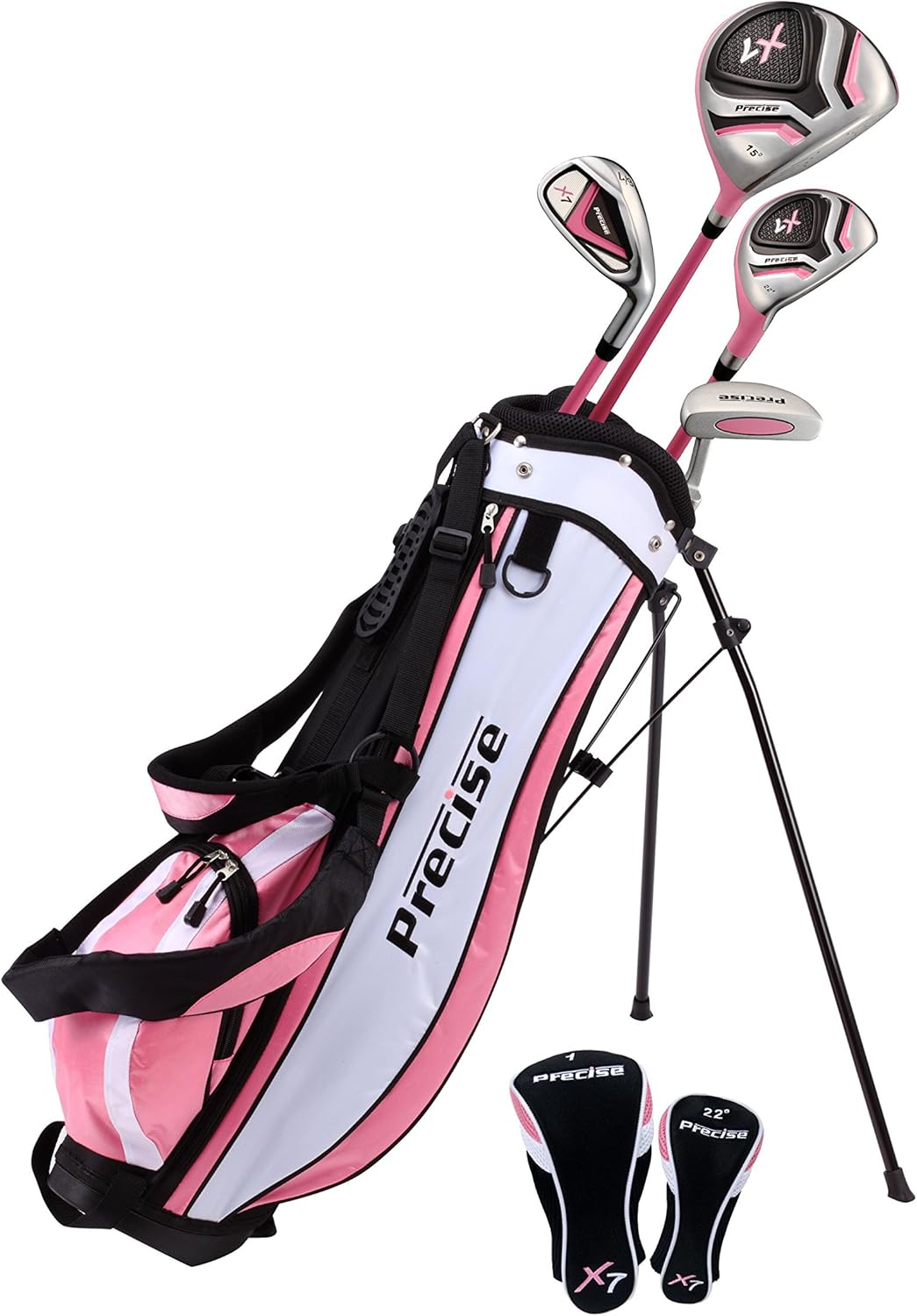 Precise X7 Kids Golf Clubs Set for Young Golfers Aged 3-12