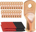 4/0 AWG 5/16 in Ring Battery Lugs 20 Pack - Heavy Duty Copper