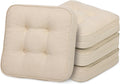 Chair Cushions Set of 4 with Non-Slip Memory Foam Design